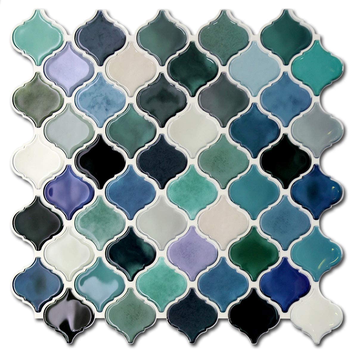 STICKGOO® -12"x12" Self Adhesive Wall Tile, Stick on Tiles Backsplash ...